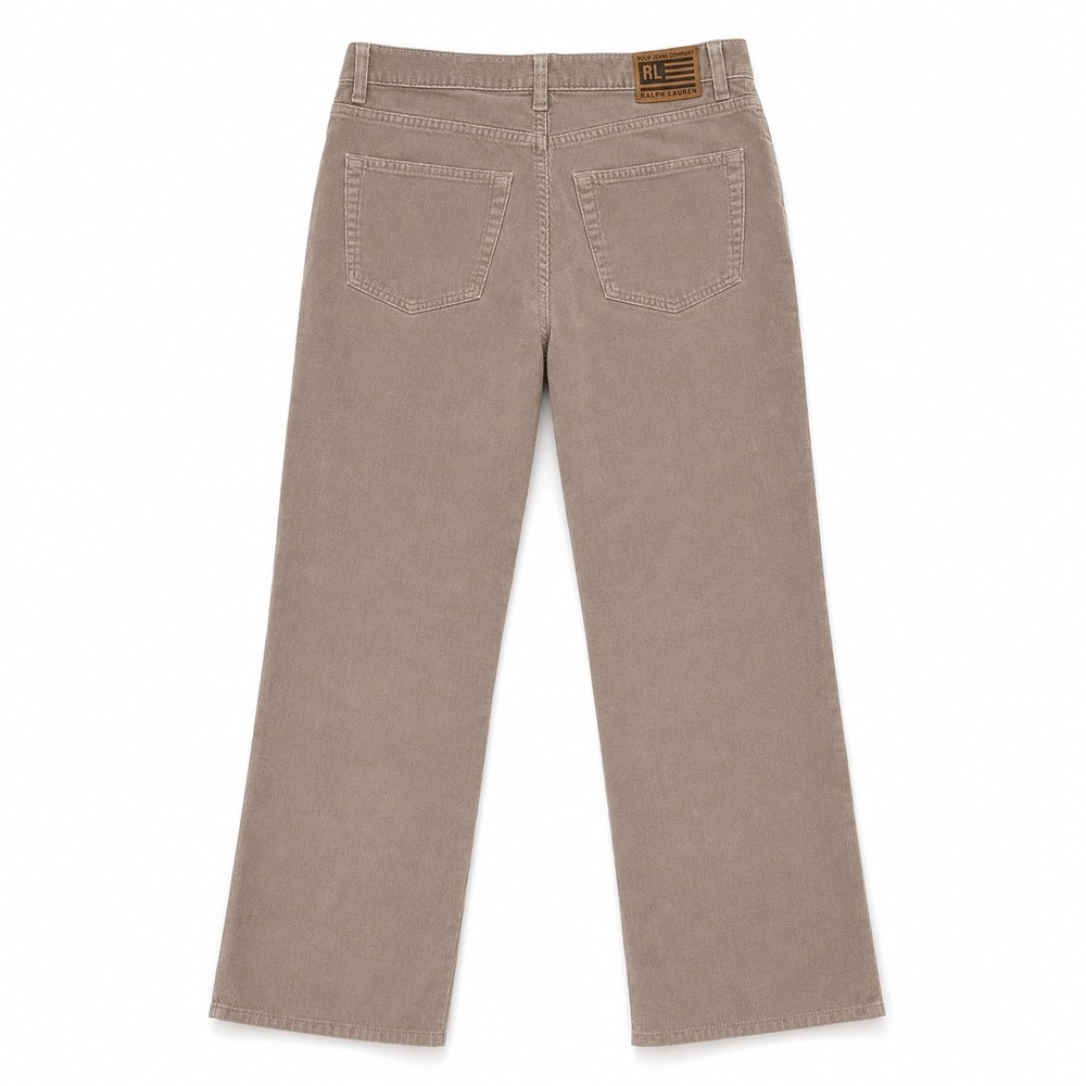 Y2K Vintage Polo Jeans Co Ralph Lauren Corduroy Pants Women 14 Tan Saturday Jean
